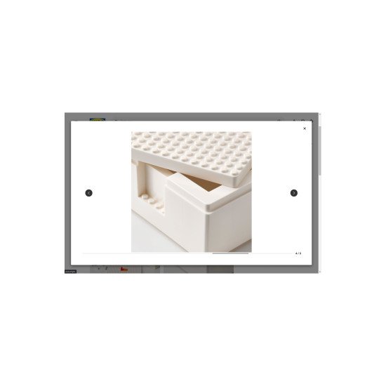 Bygglek Kapaklı Lego® Kutu Seti , Beyaz, 3 Parça Bygglek Kapaklı Lego® Kutu Seti , Beyaz, 3 Parça