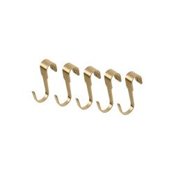 IKEA Hultarp 7 Cm Gold 5 Li Set Pirinç Rengi